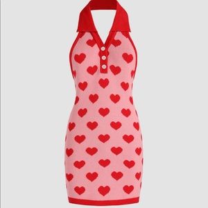 Love Hurts Knitted Halter Dress - NWT/NBW, Medium, Cider